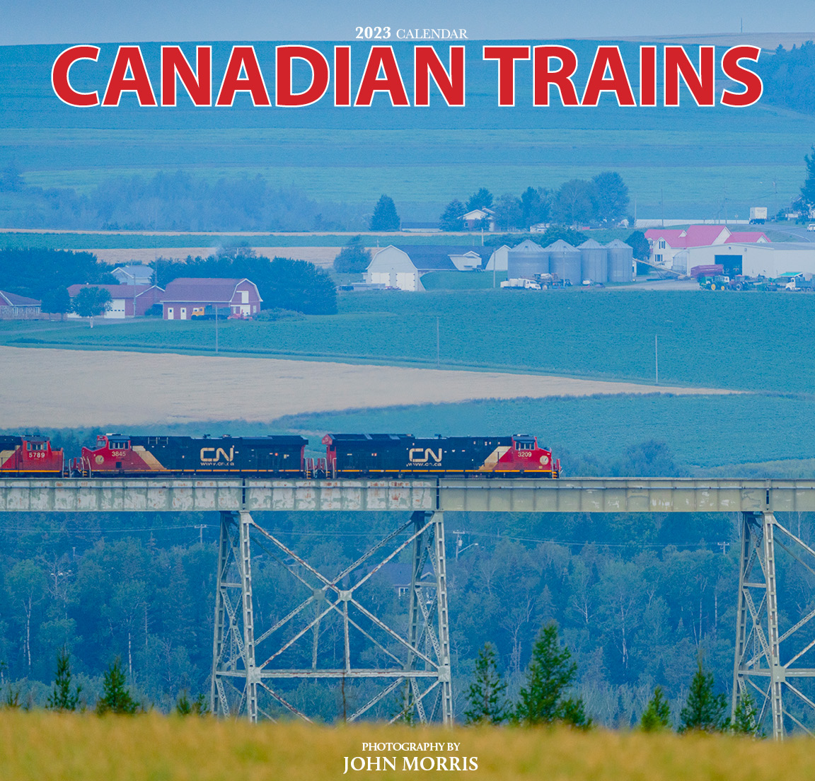 2023 Canadian Trains Large Wall Calendar