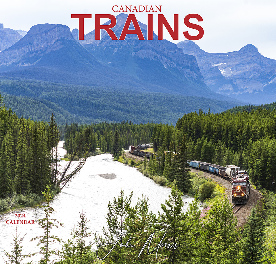 2024 Trains Large Wall Calendar