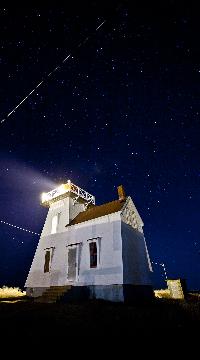 This lighthouse is situated in what this writer believes is called Anglo Rustico which is 2 minutes East of North Rustico. 